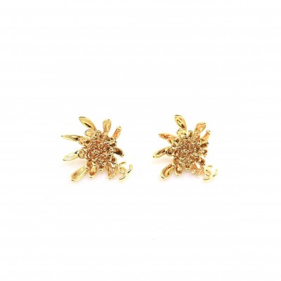 CHANEL FLORAL EARRINGS